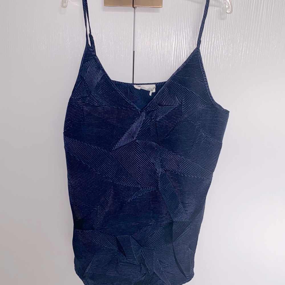 Navy Textured Tank - Picture 4 of 6